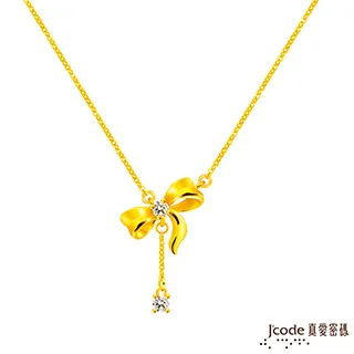 J’code真愛密碼金飾 閃鑽幸運草黃金項鍊 歷史價格詳細信息