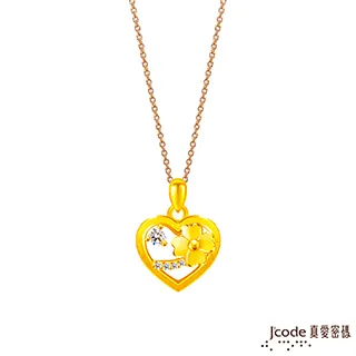 Jcode真愛密碼金飾 幸福心情黃金/純銀墜子 送項鍊 歷史價格詳細信息