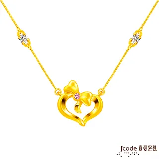 Jcode真愛密碼金飾 蝴蝶結黃金/純銀墜子 送項鍊 歷史價格詳細信息