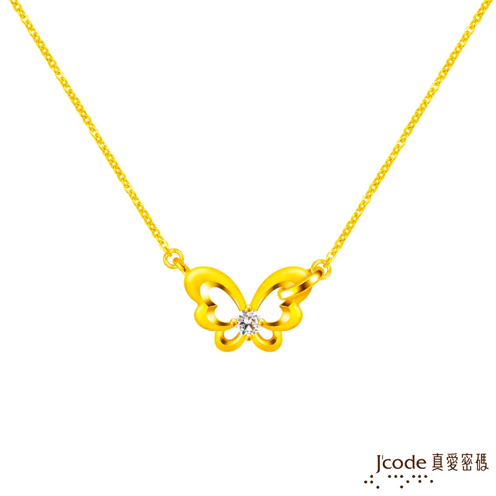 J’code真愛密碼金飾 閃鑽幸運草黃金項鍊 歷史價格詳細信息