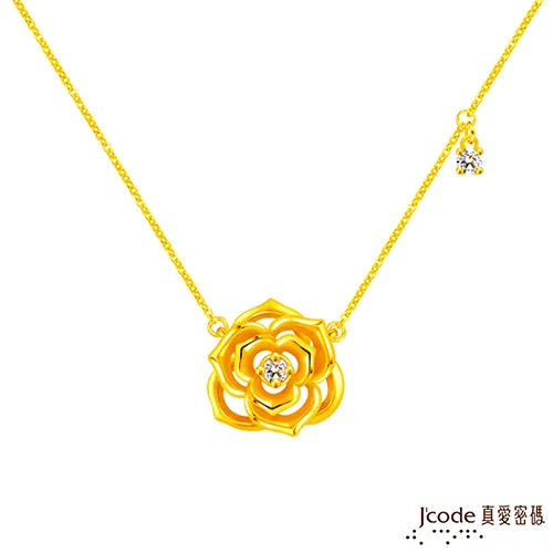 J’code真愛密碼 女人花園黃金/純銀/水晶墜子 送項鍊 歷史價格詳細信息