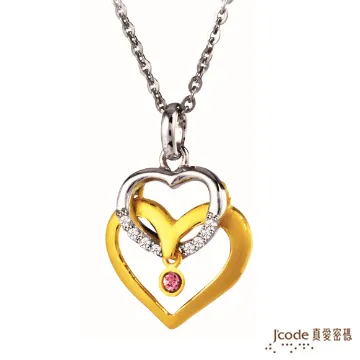 J’code真愛密碼 動人情話 純金+白鋼男項鍊 歷史價格詳細信息