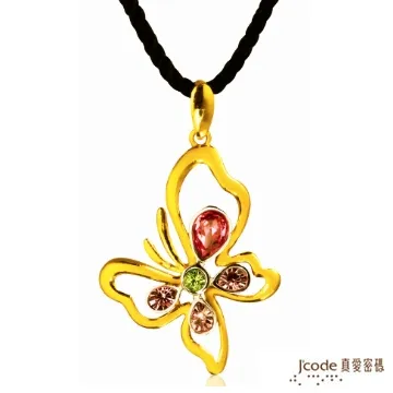 Jcode真愛密碼金飾 晶亮幸運草黃金項鍊 歷史價格詳細信息
