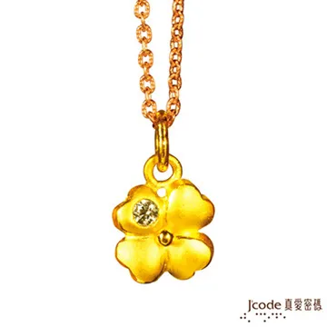 J’code真愛密碼 幸運草的愛 純金墜飾 歷史價格詳細信息