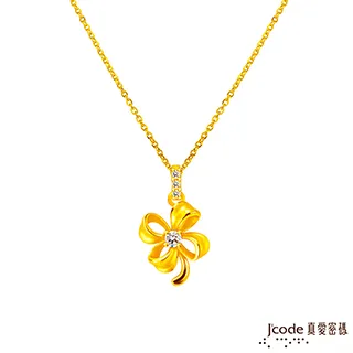 J’code真愛密碼金飾 幸福的緣份黃金墜子 送項鍊 歷史價格詳細信息