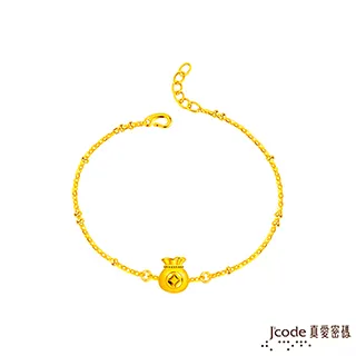 J’code真愛密碼金飾 袋來福氣小兔硬金墜子 送項鍊 歷史價格詳細信息
