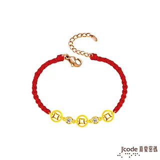 J’code真愛密碼金飾 五錢(水晶)黃金手鍊 歷史價格詳細信息