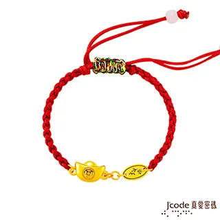 J’code真愛密碼 大甲媽發財元寶黃金編繩手鍊-立體硬金款 歷史價格詳細信息
