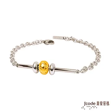 J’code真愛密碼 幸福童話黃金/純銀編織手鍊-紅黑繩 歷史價格詳細信息