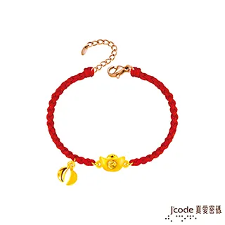 J’code真愛密碼金飾 財源滾滾運財象黃金編織手鍊 歷史價格詳細信息
