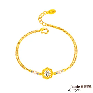 J’code真愛密碼金飾 閃鑽幸運草黃金項鍊 歷史價格詳細信息