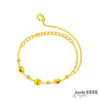 Jcode真愛密碼金飾 鍊鍊相扣黃金手鍊 歷史價格詳細信息