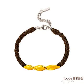J’code真愛密碼金飾 纏綿三世硬金編織成對手鍊 歷史價格詳細信息
