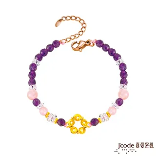 J’code真愛密碼金飾 五錢(水晶)黃金手鍊 歷史價格詳細信息