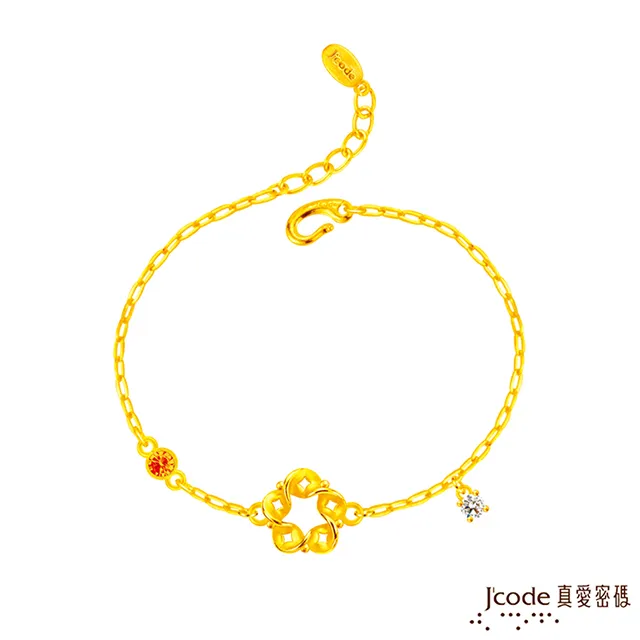J’code真愛密碼金飾 五錢(水晶)黃金手鍊 歷史價格詳細信息