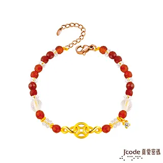 J’code真愛密碼金飾 錢無限黃金手鍊 歷史價格詳細信息