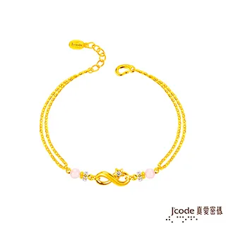 J’code真愛密碼金飾 無限纏綿硬金編織手鍊 - 男 歷史價格詳細信息