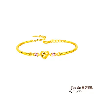 J’code真愛密碼金飾 愛戀狐仙寶石硬金手鍊 歷史價格詳細信息