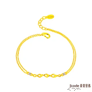 J’code真愛密碼金飾 浪漫舞會硬金手鍊 歷史價格詳細信息