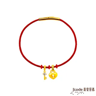 Jcode真愛密碼金飾 真愛-開心小牛硬金編織手鍊 歷史價格詳細信息