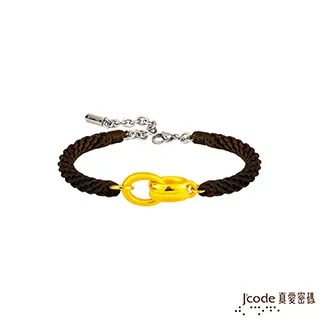 Jcode真愛密碼金飾 三生有緣硬金 鋼絲繩手鍊 歷史價格詳細信息