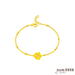 J’code真愛密碼金飾 小花朵硬金項鍊 歷史價格詳細信息