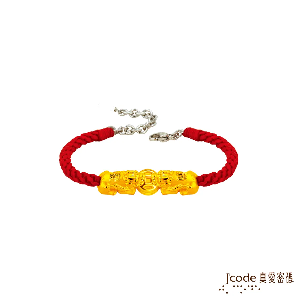 J’code真愛密碼金飾 發財有錢花硬金編織手鍊 歷史價格詳細信息
