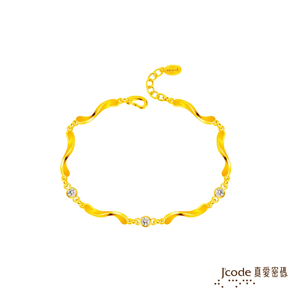 J’code真愛密碼金飾 浪漫舞會硬金手鍊 歷史價格詳細信息