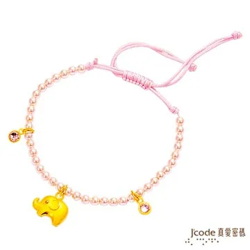 J’code真愛密碼-純金小象中國結手鍊 歷史價格詳細信息