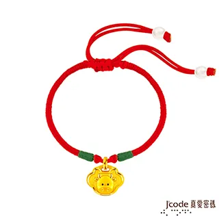 J’code真愛密碼金飾 平安鎖小牛硬金編織手鍊 歷史價格詳細信息