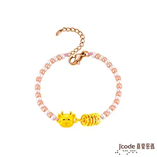 J’code真愛密碼金飾 財富連鍊來貔貅硬金編織女手鍊 歷史價格詳細信息