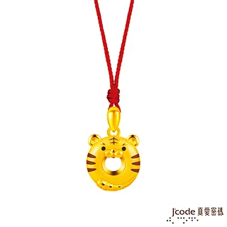 Jcode真愛密碼金飾 虎你笑咪咪硬金編織手鍊 歷史價格詳細信息