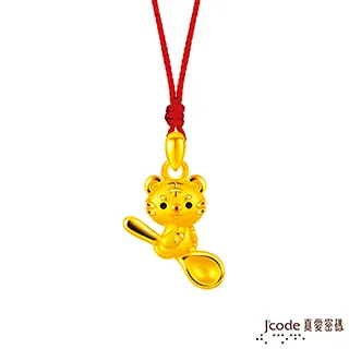 Jcode真愛密碼金飾 虎你好命硬金編織手鍊 歷史價格詳細信息