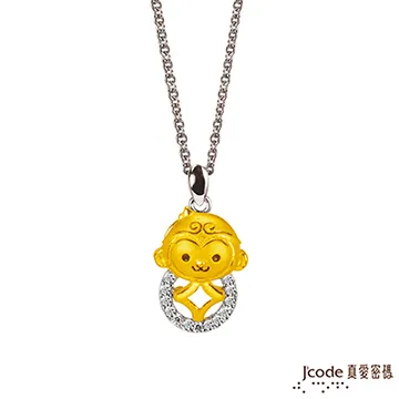 J’code真愛密碼 招財狐仙黃金墜子 送項鍊 歷史價格詳細信息