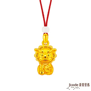 J’code真愛密碼 大甲媽平安鎮財公獅母獅黃金/瑪瑙成對手鍊-立體硬金款 歷史價格詳細信息