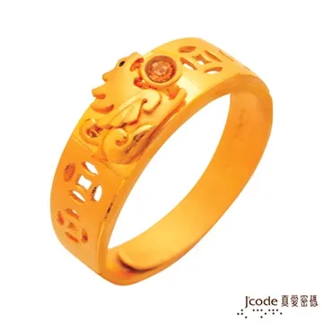 J’code真愛密碼 一路富貴祥龍黃金/水晶男戒指 歷史價格詳細信息
