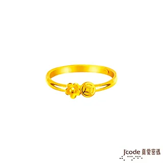 J’code真愛密碼金飾 有你的歲月黃金女戒指 歷史價格詳細信息