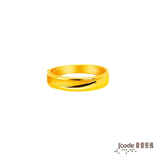 Jcode真愛密碼金飾 陪伴黃金男戒指 歷史價格詳細信息