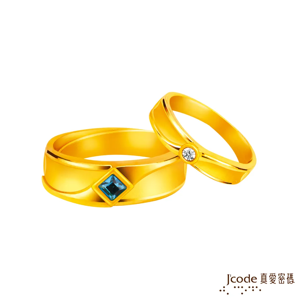 Jcode真愛密碼金飾 邂逅美好黃金男戒指 歷史價格詳細信息