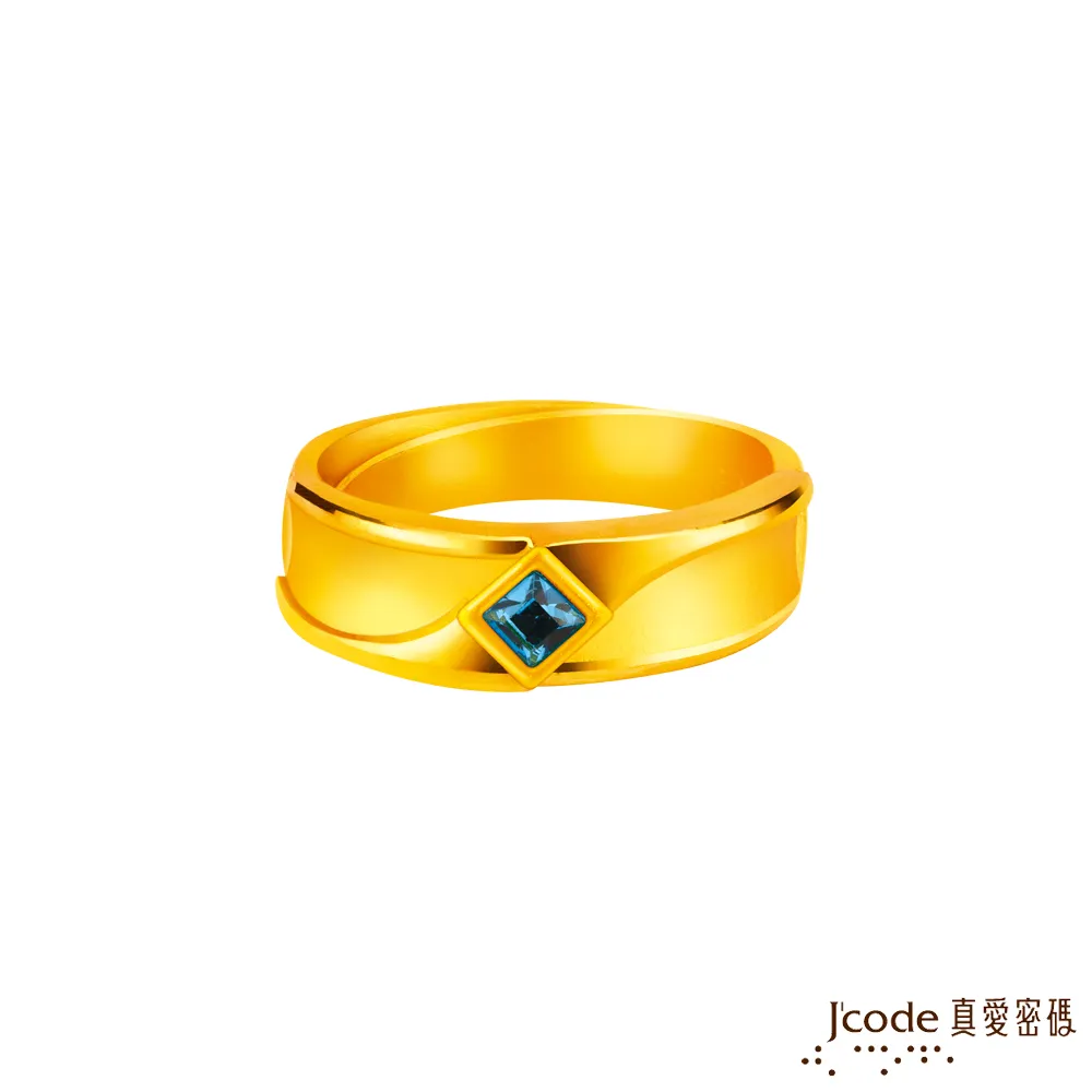 Jcode真愛密碼金飾 邂逅美好黃金男戒指 歷史價格詳細信息
