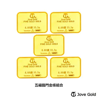 Jove Gold 滿福金條-8.88台錢*二(共66.6公克) 歷史價格詳細信息