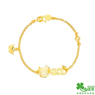 黃金手鍊【超牛古銅錢 - 小款】客製化商品 情侶手繩 雙面戴 幸運黃金手繩 9999純金 歷史價格詳細信息