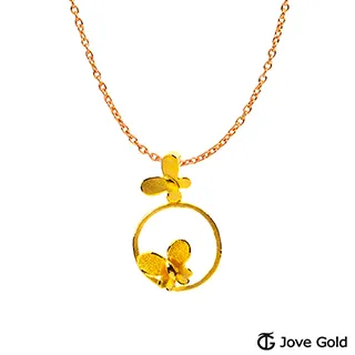 Jove Gold 漾金飾 蝶情蜜意黃金墜子 送項鍊 歷史價格詳細信息