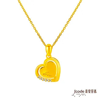 J’code真愛密碼 傾聽愛情黃金墜子 送項鍊 歷史價格詳細信息
