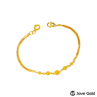 JoveGold漾金飾 焦糖口味黃金手鍊-雙鍊款 歷史價格詳細信息