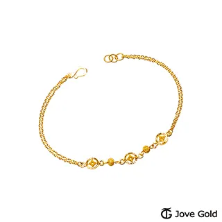 JoveGold漾金飾 錢進好運黃金繩手鍊 歷史價格詳細信息
