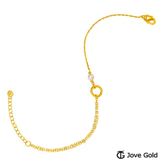 JoveGold漾金飾 希望守護黃金腳鍊 歷史價格詳細信息