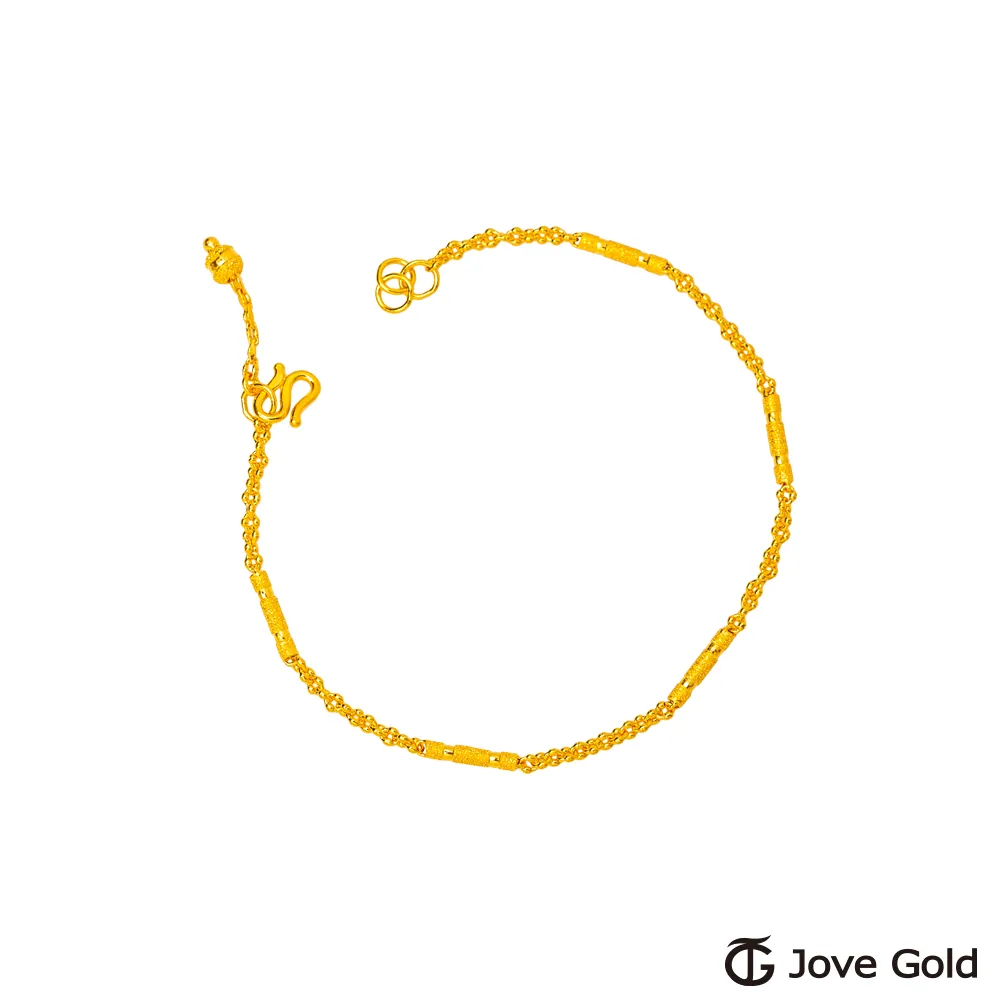 JoveGold漾金飾 寧靜黃金手鍊-大 歷史價格詳細信息