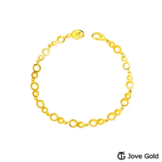 Jove Gold漾金飾 愛戀時光黃金手鍊-雙鍊款 歷史價格詳細信息