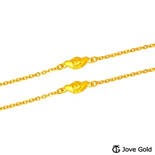 Jove Gold 漾金飾 如意平安鎖黃金手鍊 歷史價格詳細信息